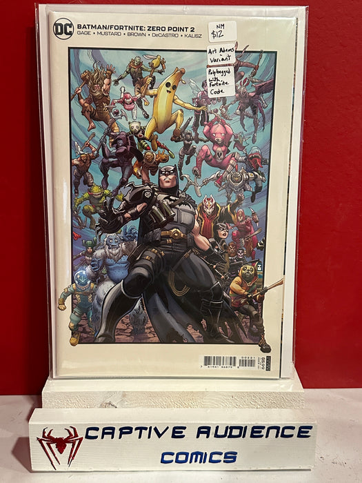 Batman / Fortnite: Zero Point #2 - Art Adams Variant - Polybagged with Fortnite Code - NM