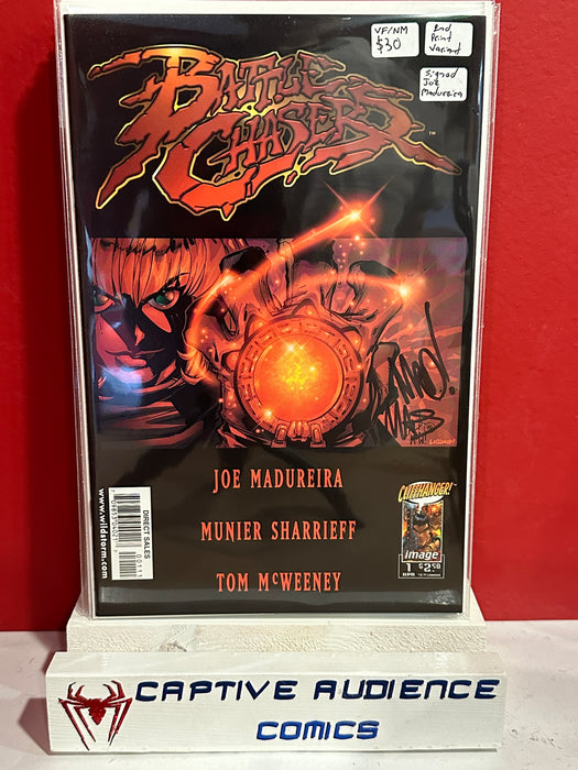 Battle Chasers #1 - 2nd Print Variant - Signed Joe Madureira - VF/NM