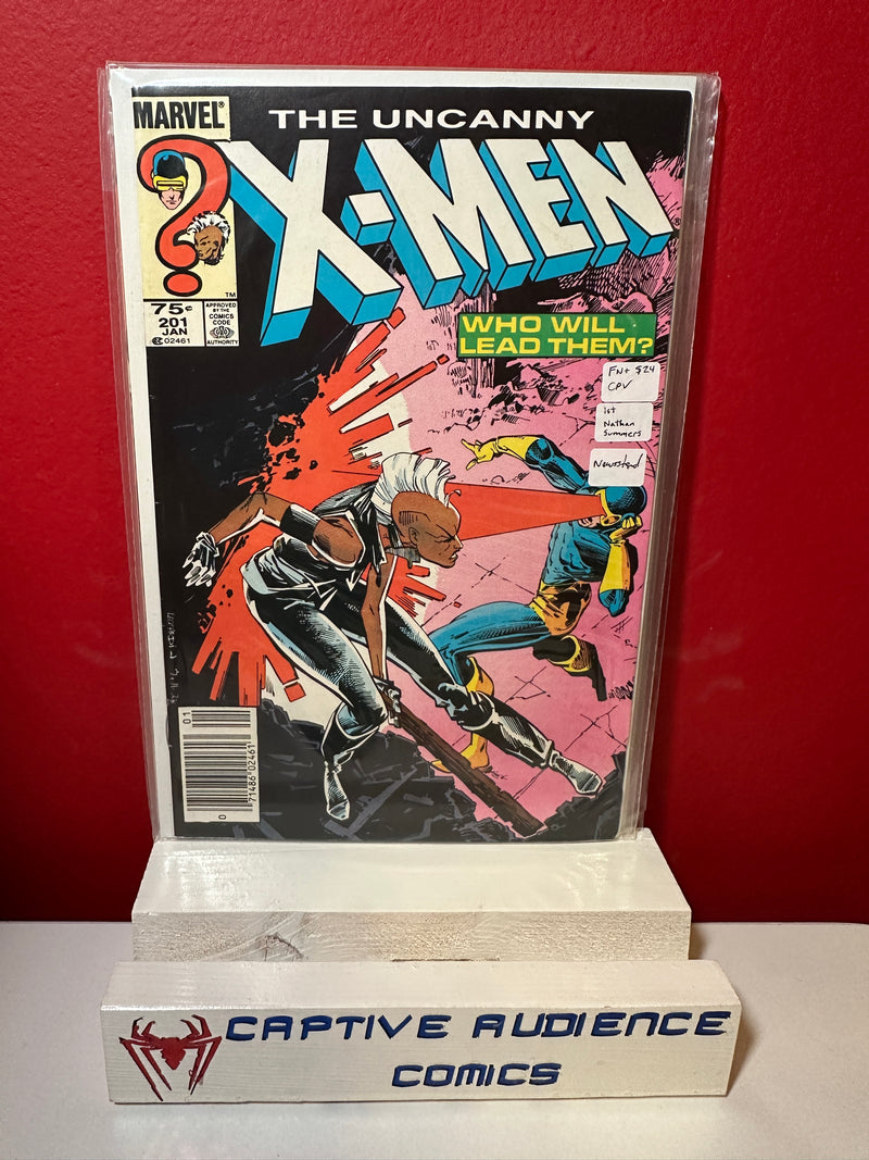 Uncanny X-Men, Vol. 1 #201 - 1st Nathan Summers - Newsstand CPV - FN+