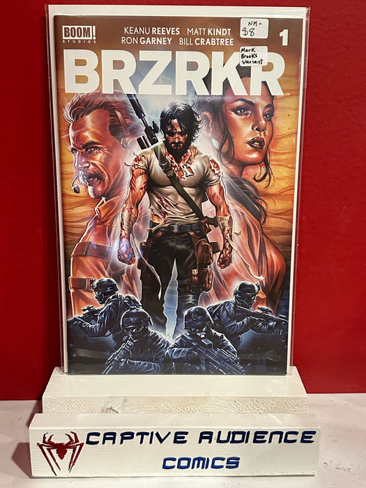 BRZRKR #1 - Mark Brooks Variant - NM-