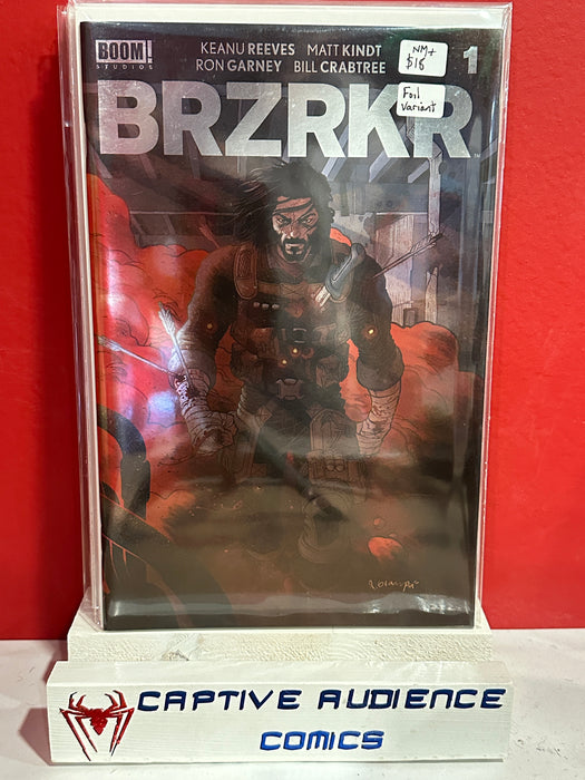 BRZRKR #1 - Foil Mark Brooks Variant - NM+