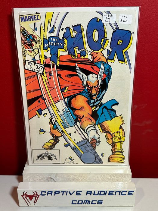 Thor, Vol. 1 #337 - 1st Beta Ray Bill - VF+