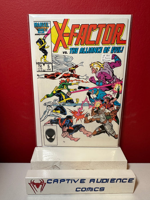 X-Factor, Vol. 1 #5 - 1st Cameo Apocalypse - VF