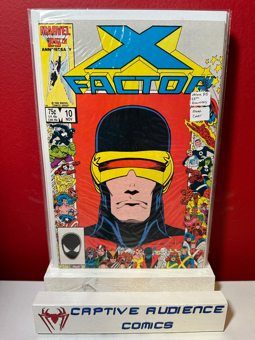 X-Factor, Vol. 1 #10 - 25th Anniversary Frame Cover - VF/NM