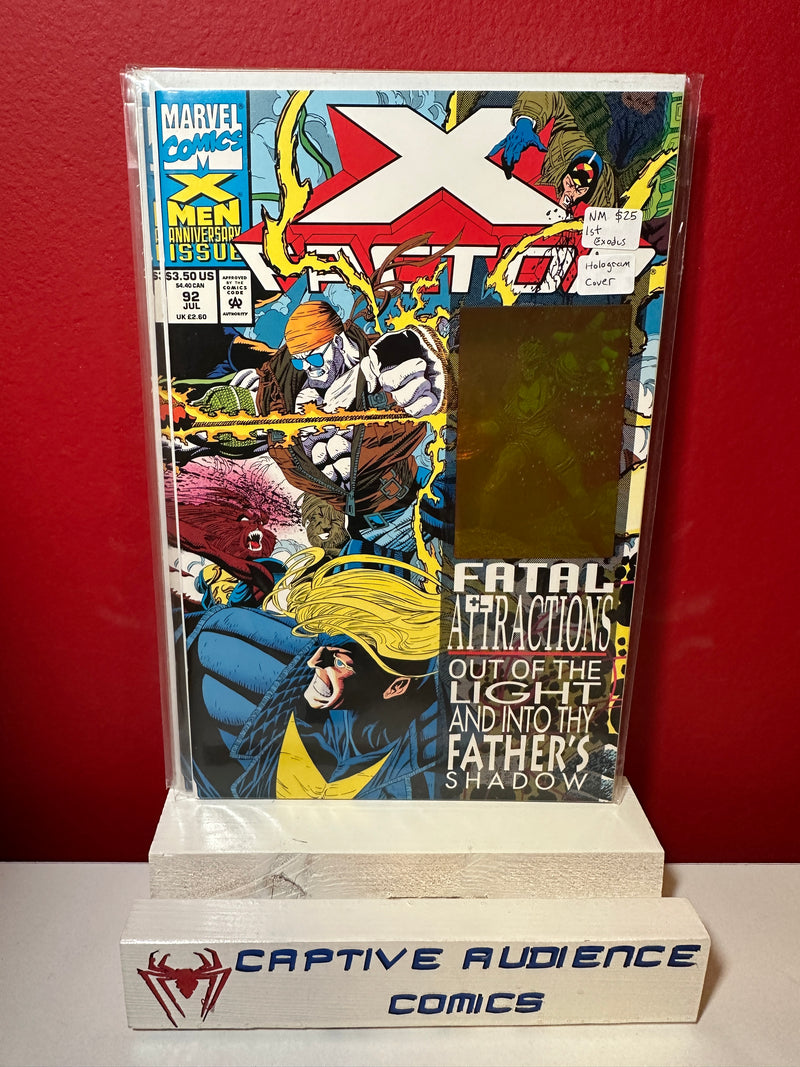 X-Factor, Vol. 1 #92 - 1st Exodus Hologram Cover - NM
