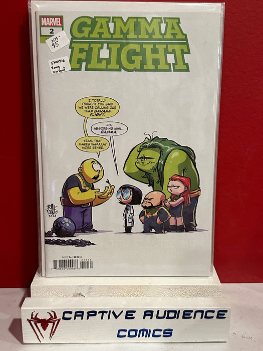 Gamma Flight, Vol. 1 #2 - Skottie Young Variant - NM-