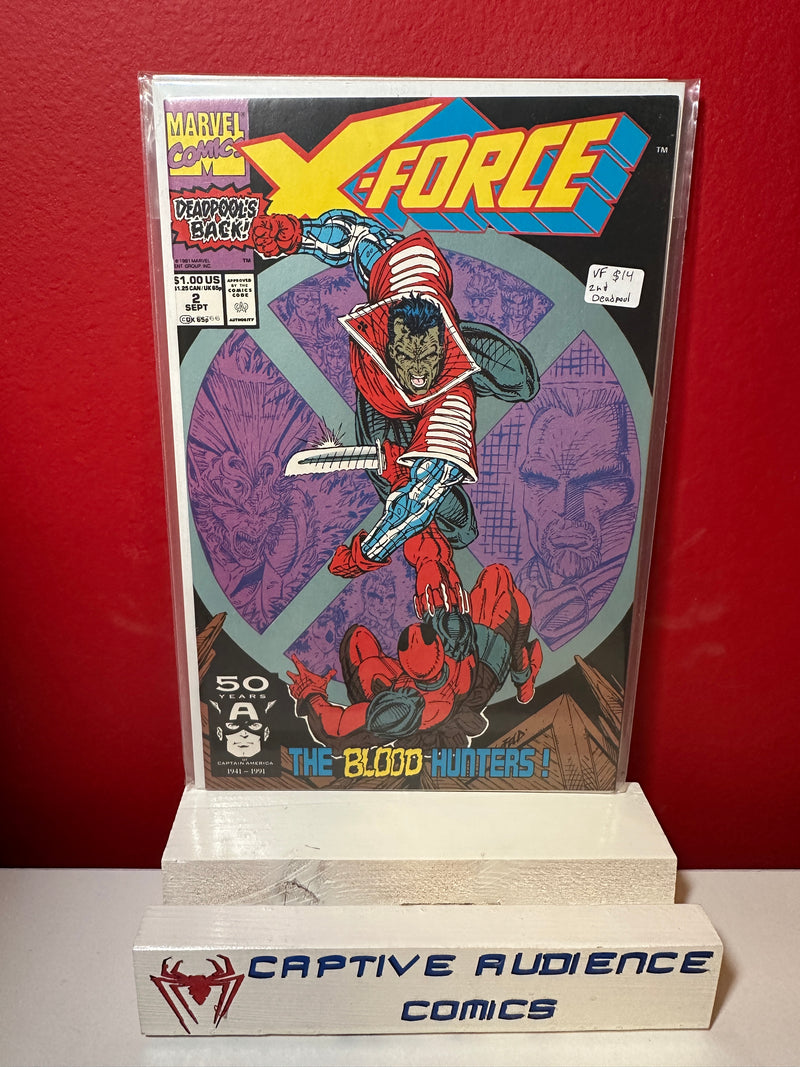X-Force, Vol. 1 #2 - 2nd Deadpool - VF