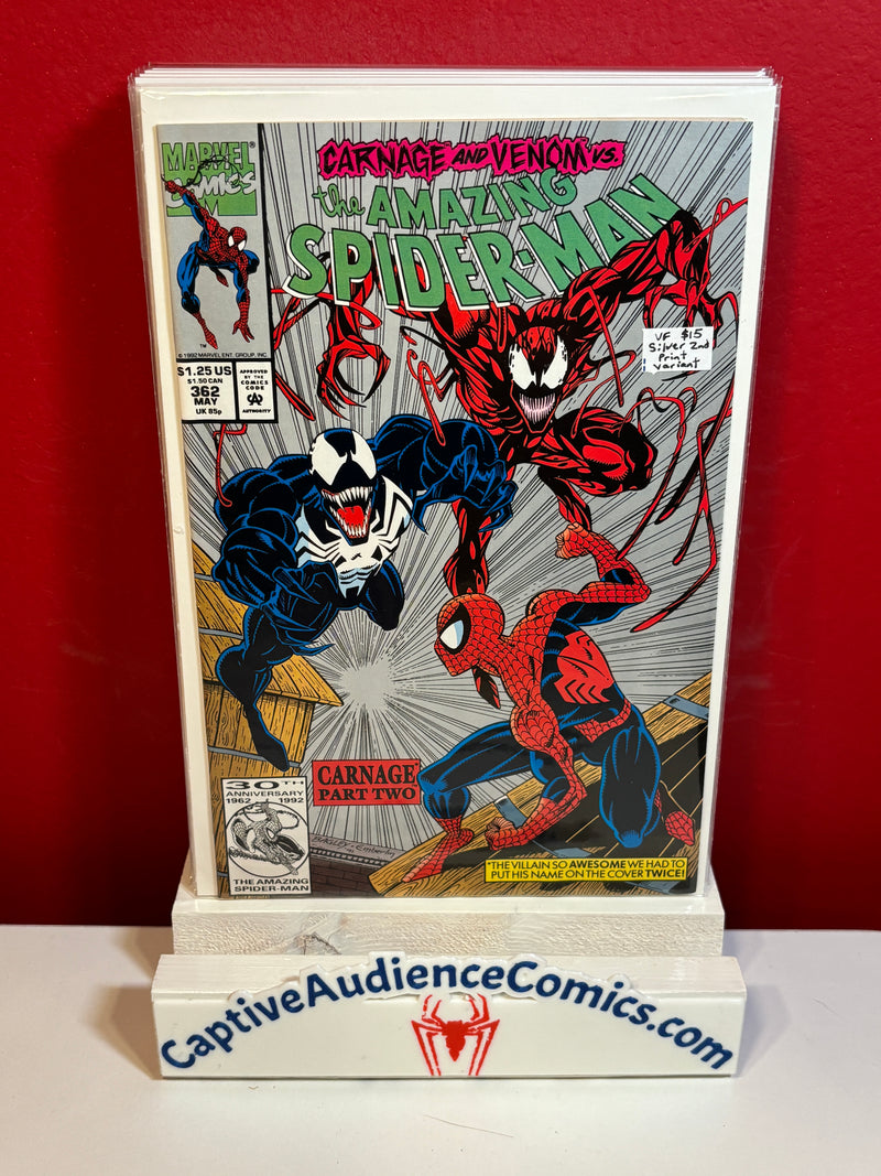 Amazing Spider-Man, The Vol. 1 #362 - Silver 2nd Print Variant - VF