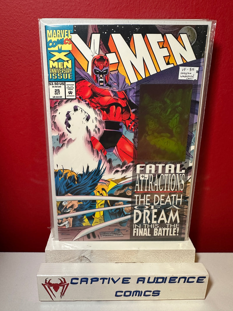 X-Men, Vol. 1 #25 - Hologram Wraparound Cover - VF-