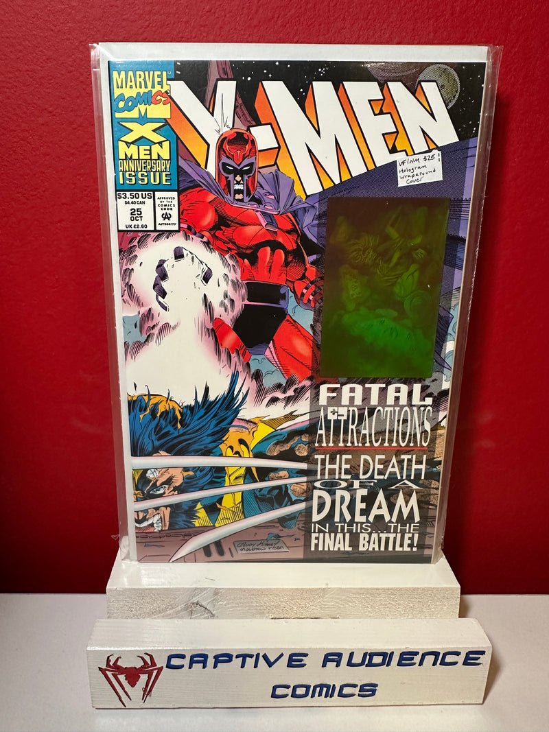 X-Men, Vol. 1 #25 - Hologram Wraparound Cover - VF/NM