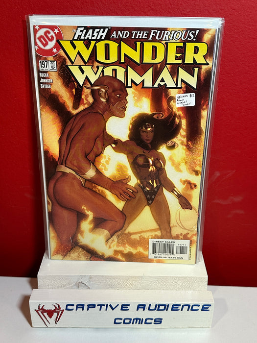 Wonder Woman, Vol. 2 #197 - Adam Hughes Cover - VF/NM