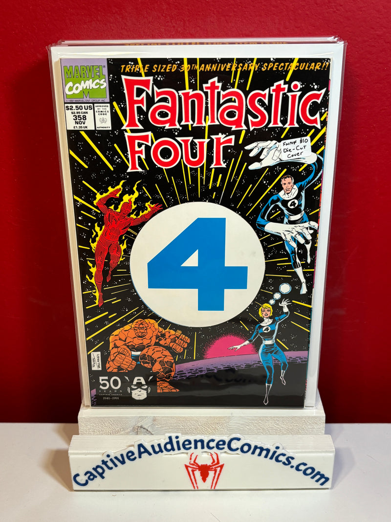 Fantastic Four, Vol. 1 #358 - Die-Cut Cover - FN/VF