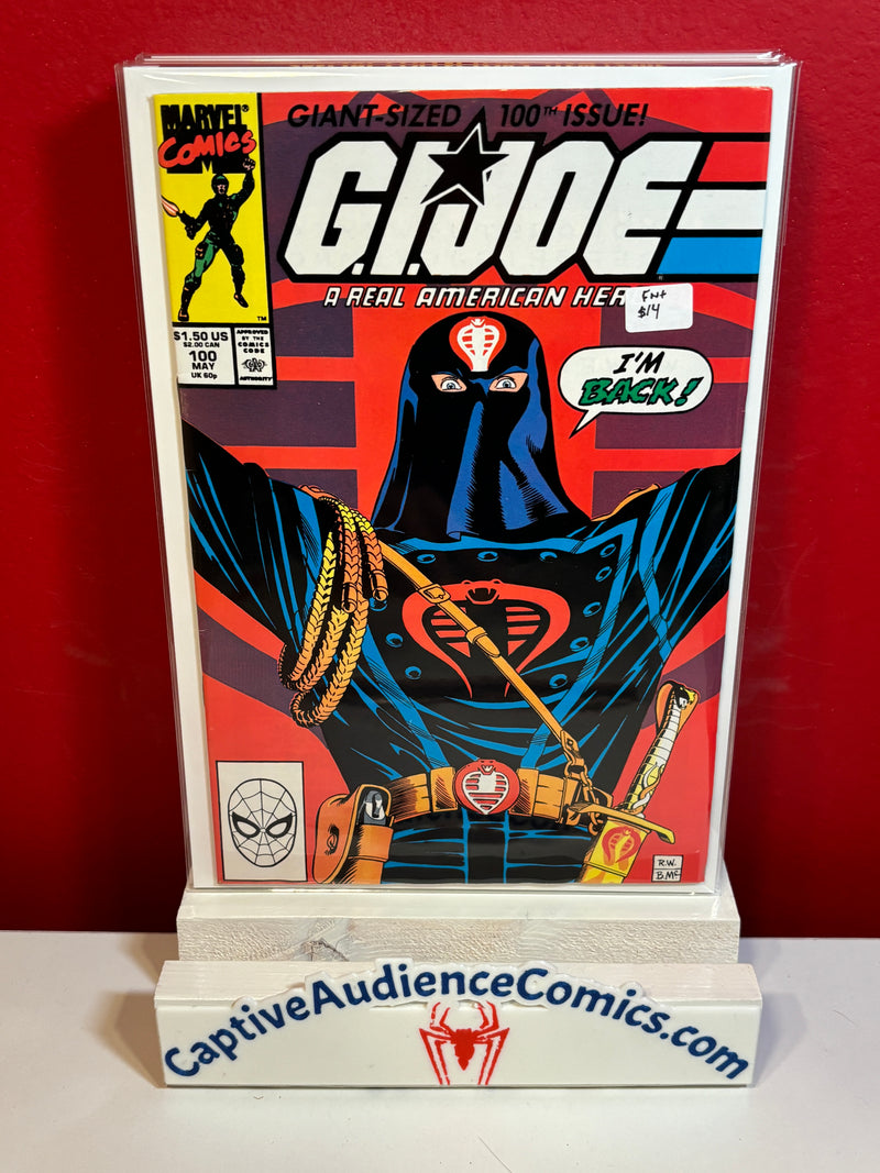 G.I. Joe: A Real American Hero #100 - FN+