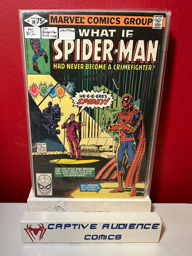 What If, Vol. 1 #19 - 1st Spider-Man with Cafe Newsstand - FN