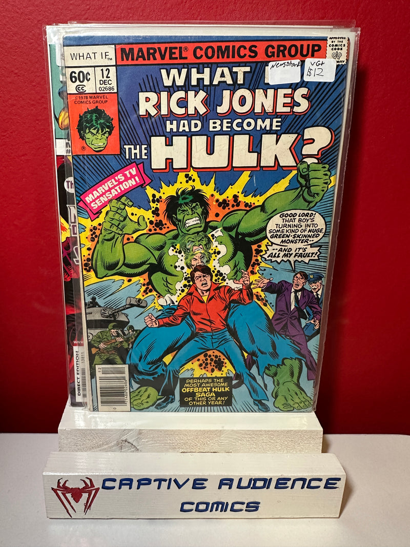 What If, Vol. 1 #12 - Newsstand - VG+