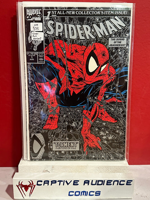 Spider-Man, Vol. 1 #1 - Silver Foil Variant - NM