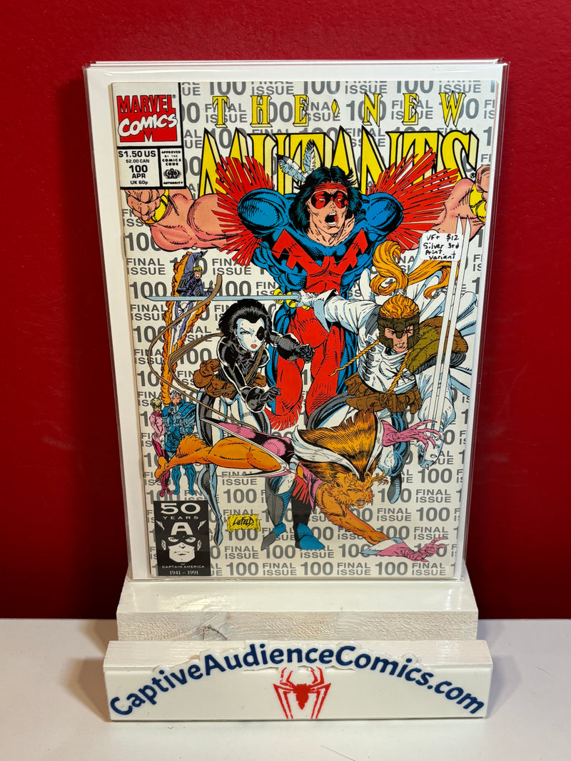 New Mutants, Vol. 1 #100 - Silver 3rd Print Variant - VF+