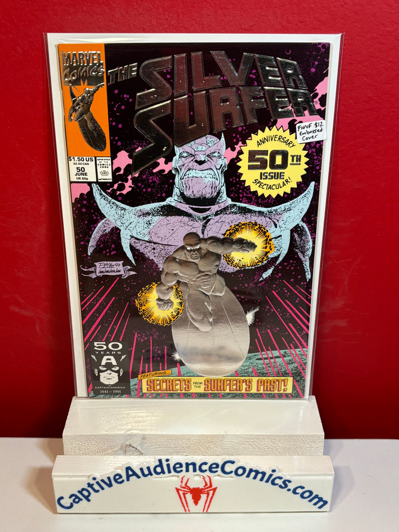 Silver Surfer, Vol. 3 #50 - Embossed Cover - FN/VF