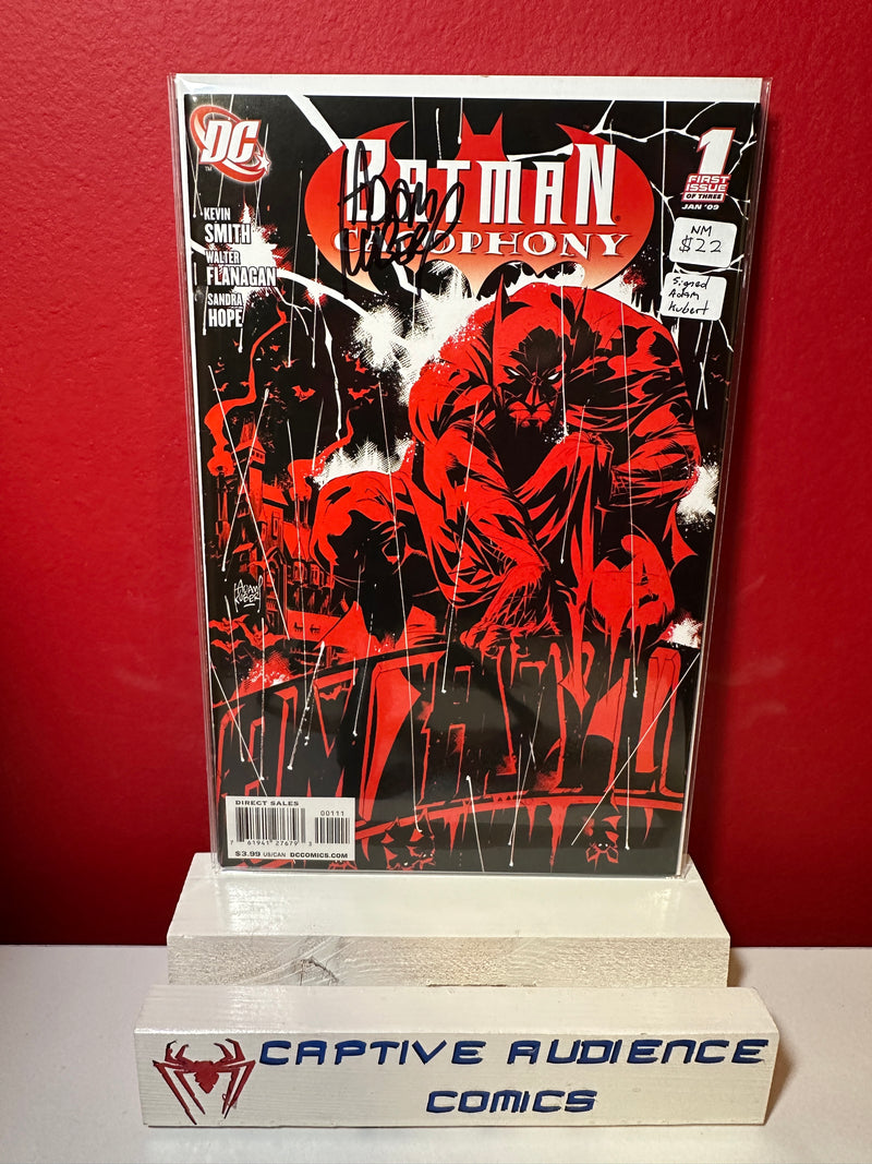 Batman: Cacophony #1 - Signed Adam Kubert - NM