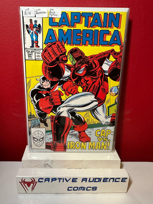 Captain America, Vol. 1 #341 - 1st Battlestar - 1st Rock Python - VF