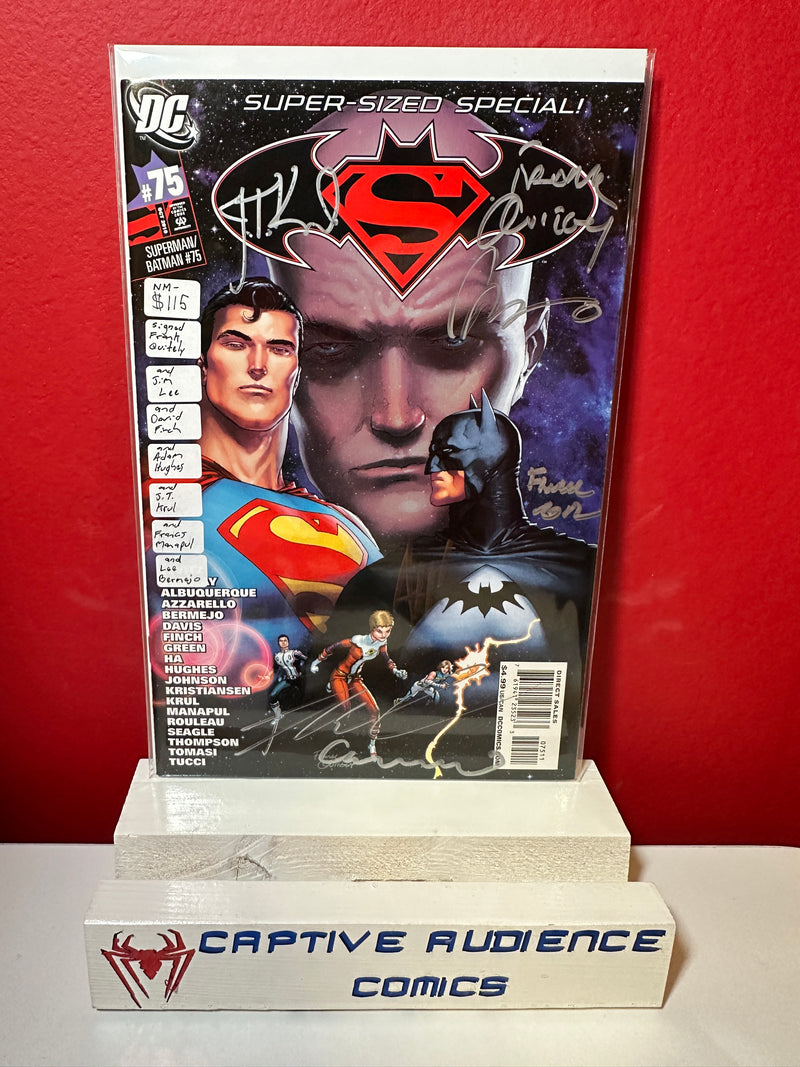 Superman / Batman #75 - Signed Multiple x7 - NM-