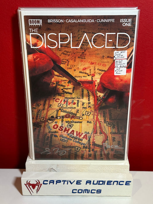 Displaced, The #1 - Worlds Collide Exclusive Variant Signed by Creators - NM