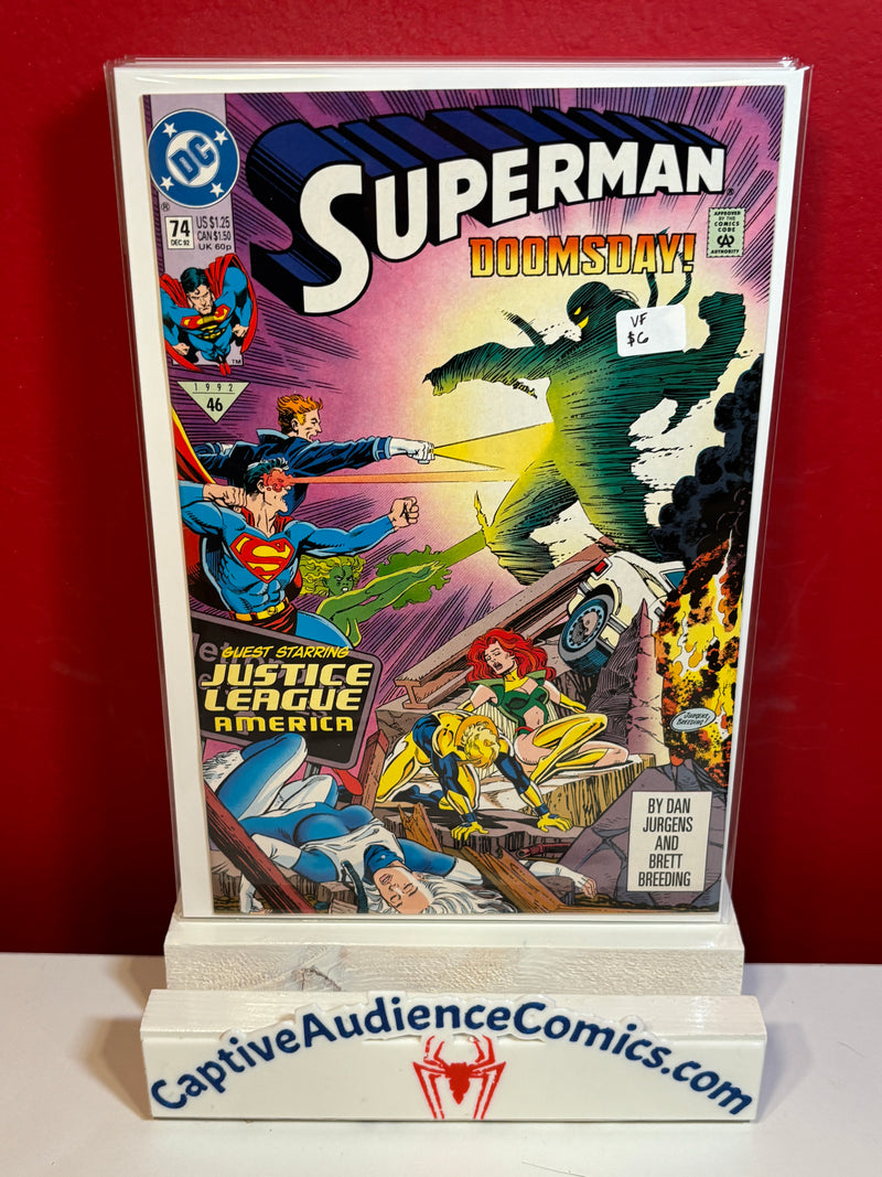 Superman, Vol. 2 #74 - VF