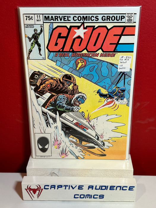 G.I. Joe A Real American Hero, Vol. 1 #11 - 2nd Print Variant 1st Destro - VF-