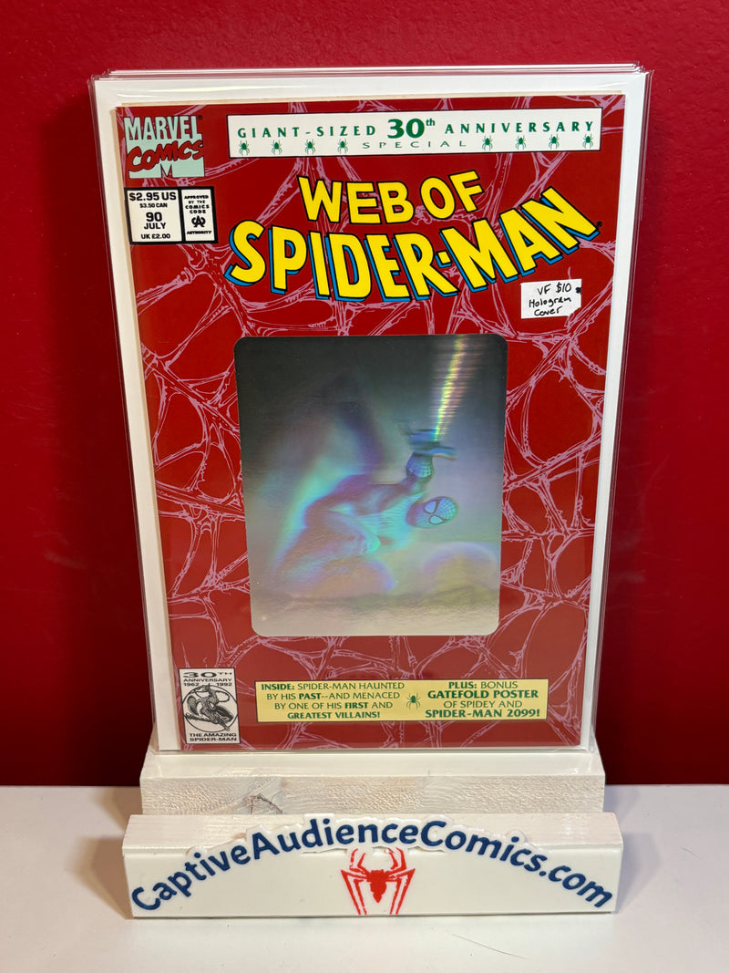 Web of Spider-Man, Vol. 1 #90 - Hologram Cover - VF