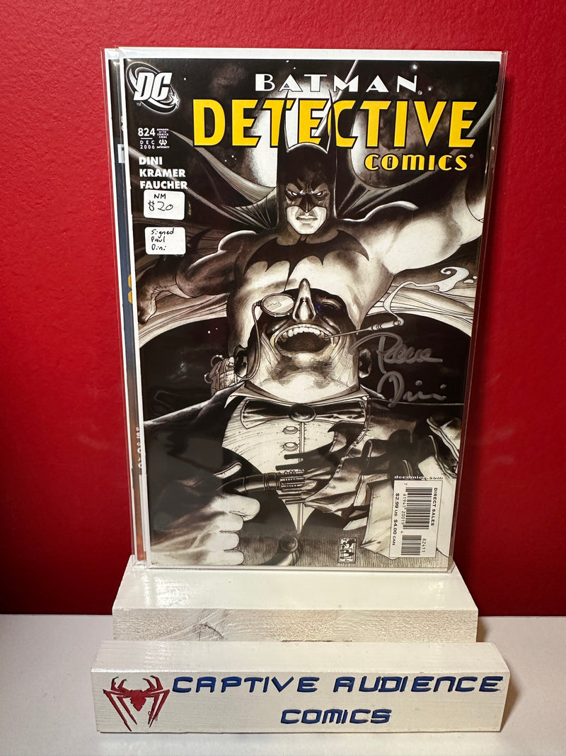 Detective Comics, Vol. 1 #824 - Signed Paul Dini - NM