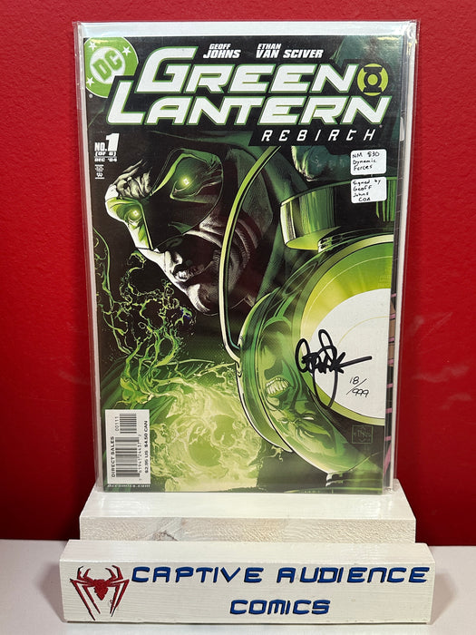 Green Lantern Rebirth, Vol. 1 #1 - DF Geoff Johns Signature w/ COA - NM