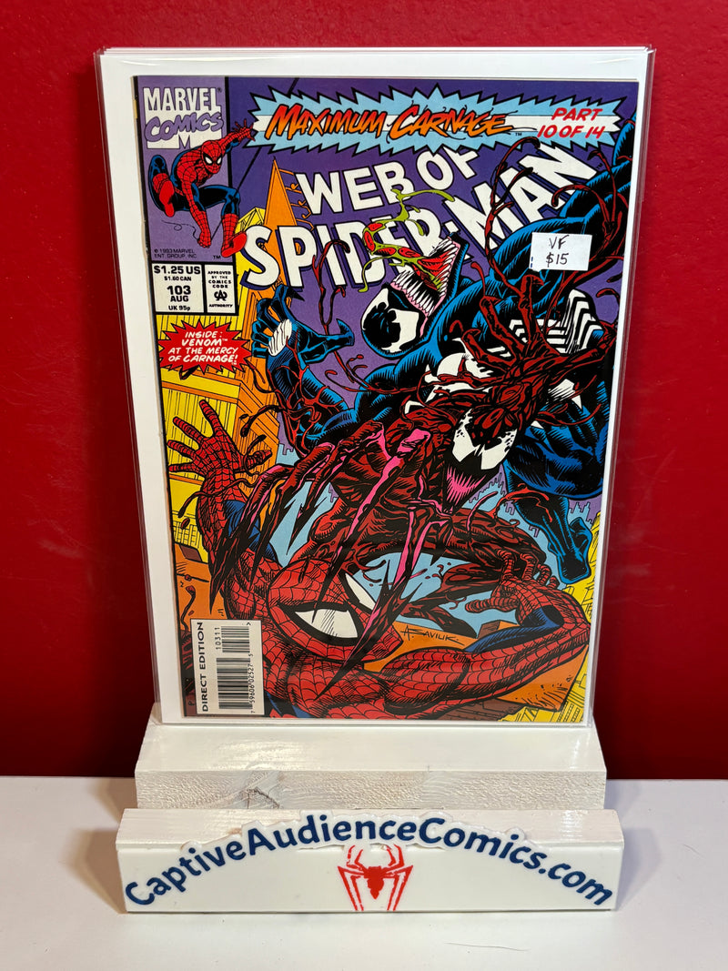 Web of Spider-Man, Vol. 1 #103 - VF