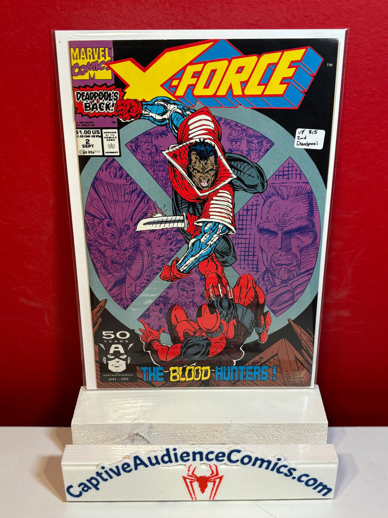 X-Force, Vol. 1 #2 - 2nd Deadpool - VF