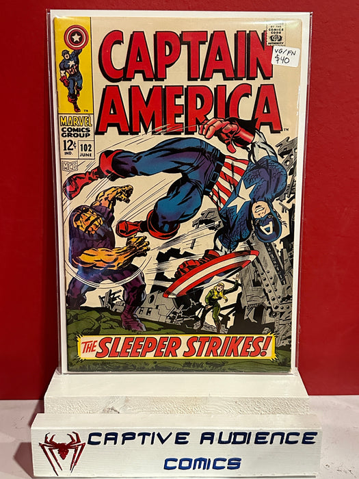 Captain America, Vol. 1 #102 - VG/FN