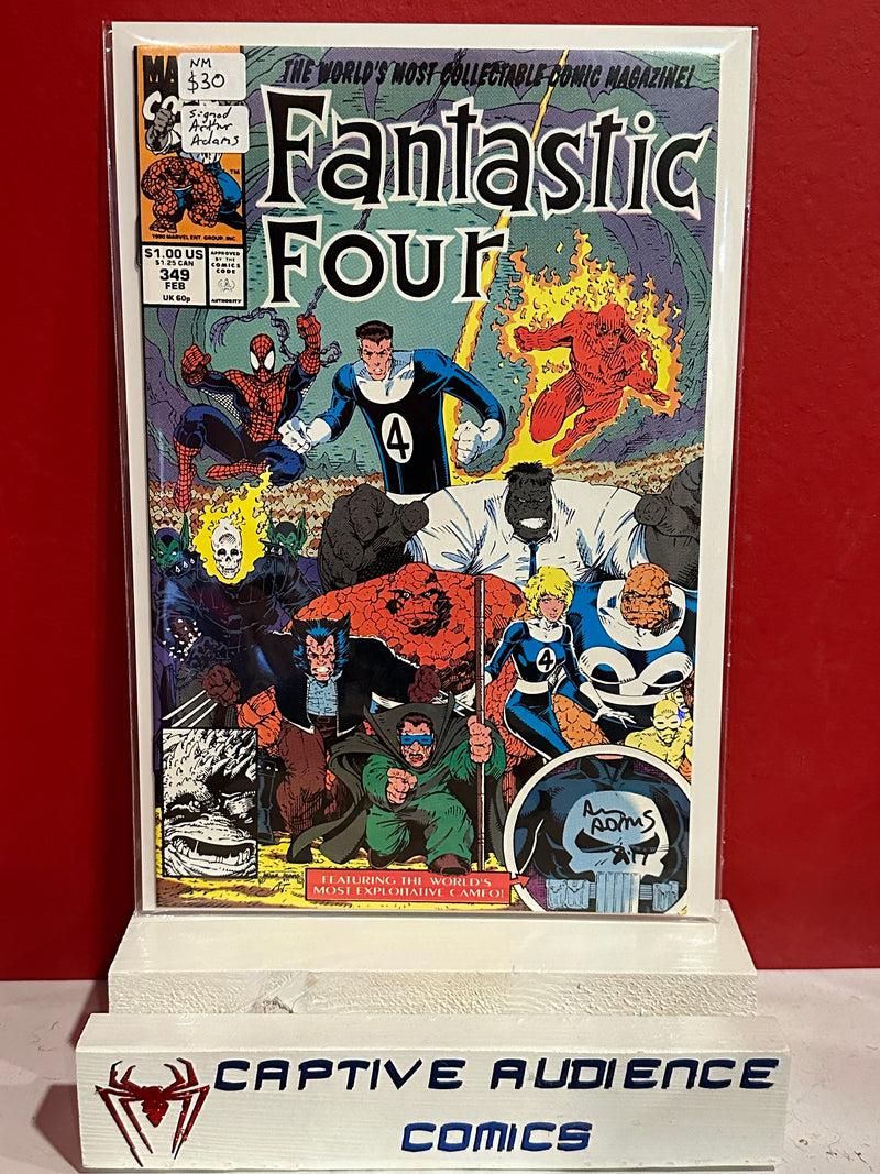 Fantastic Four, Vol. 1 #349 - Signed Arthur Adams - NM