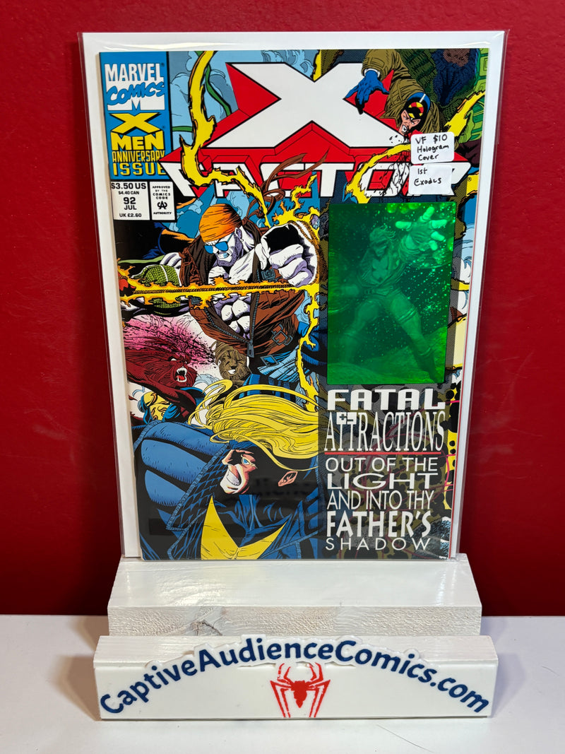 X-Factor, Vol. 1 #92 - Hologram Cover - 1st Exodus - VF