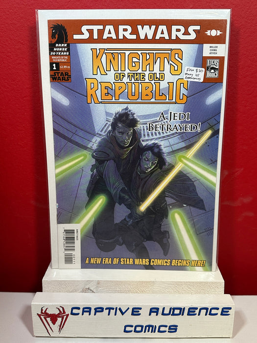 Star Wars Knights of the Old Republic #1 - Many First Appearances - FN+