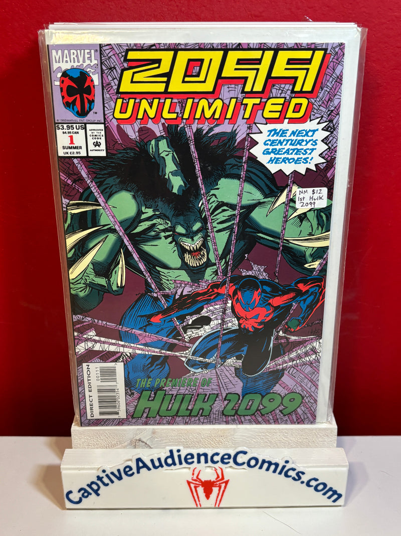 2099 Unlimited #1 - 1st Hulk 2099 - NM