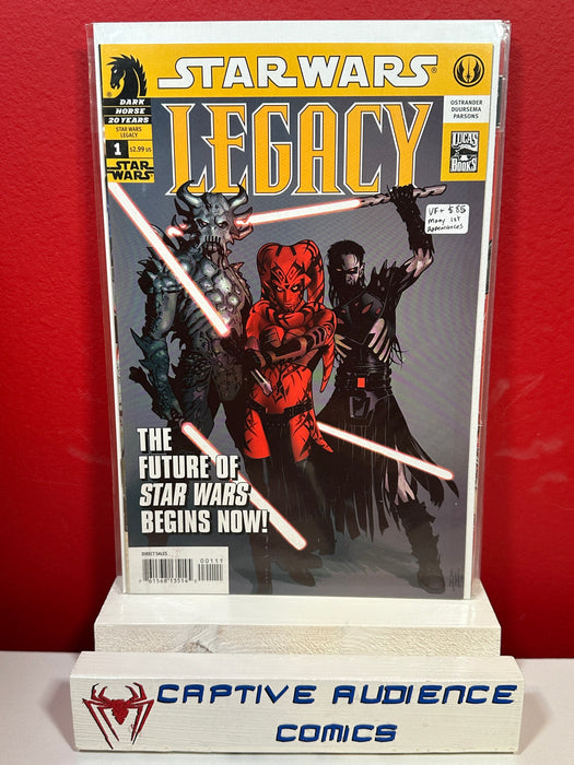 Star Wars Legacy, Vol. 1 #1 - Many First Appearances, Adam Hughes Cover - VF+