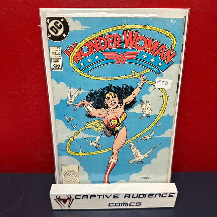 Wonder Woman, Vol. 2 #22 - George Perez Art and Cover - VF