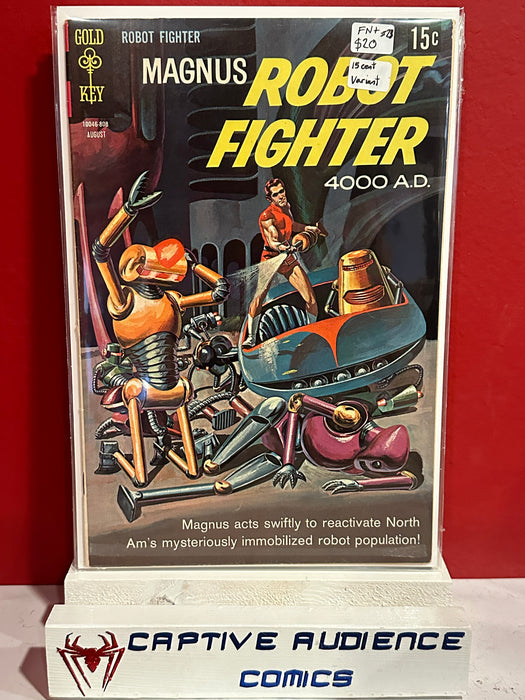 Magnus Robot Fighter 4000 A.D. #23 - 15 Cent Variant - FN+