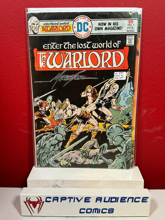 Warlord, Vol. 1 #1 - Mike Grell Signature - VG