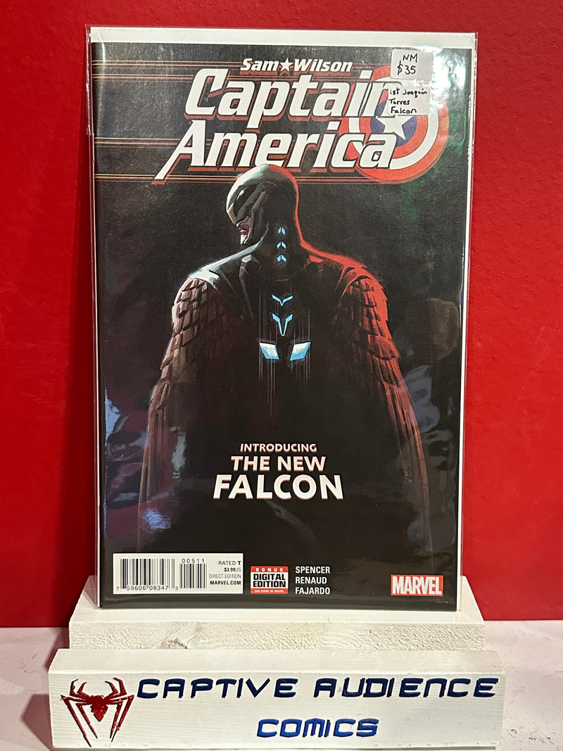 Captain America: Sam Wilson #5 - 1st Joaquin Terres Falcon - NM