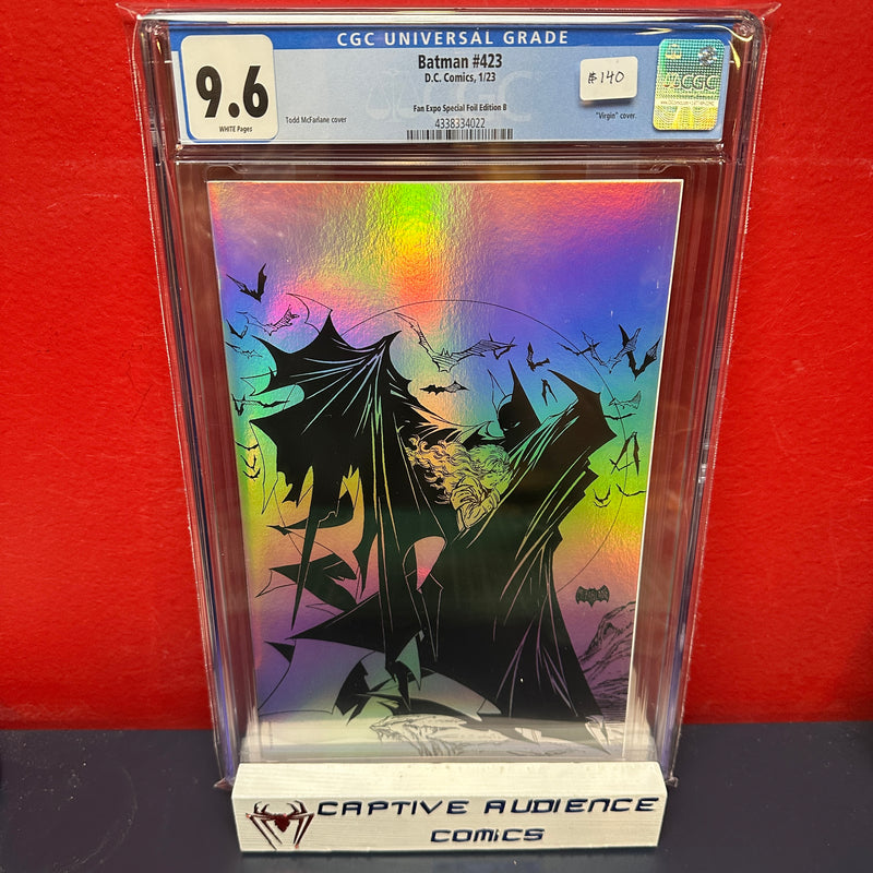 Batman, Vol. 1 #423 - Fan Expo Foil Edition B - CGC 9.6