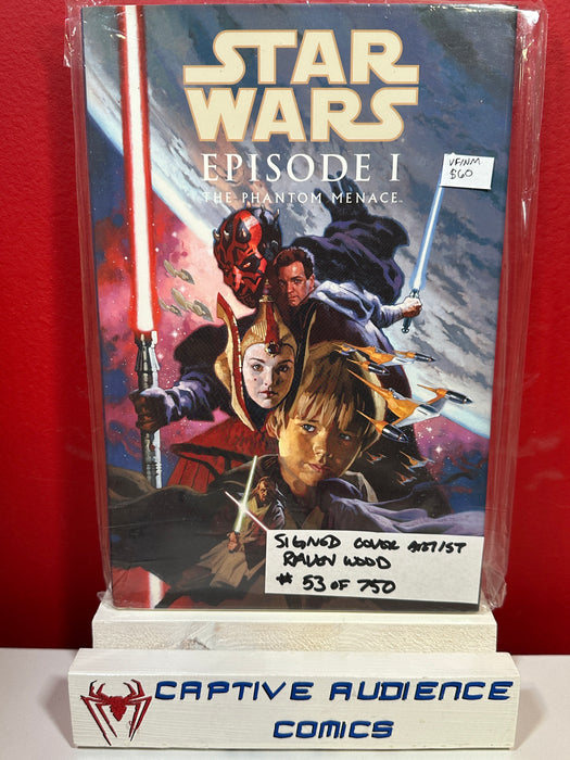 Star Wars Episode I Phantom Menace HC - Raven Wood Signature #53 of 750 - VF/NM