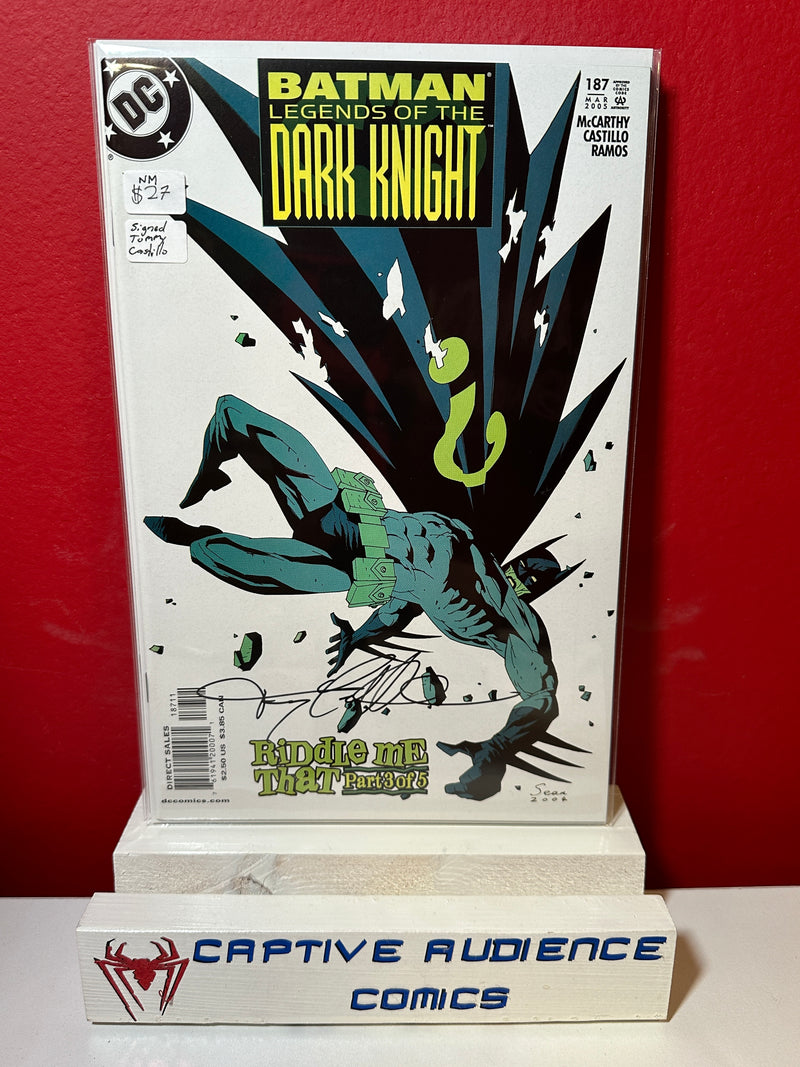 Batman: Legends of the Dark Knight #187 - Signed Tommy Castillo - NM