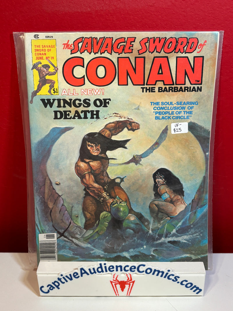 Savage Sword of Conan #19 - VF-