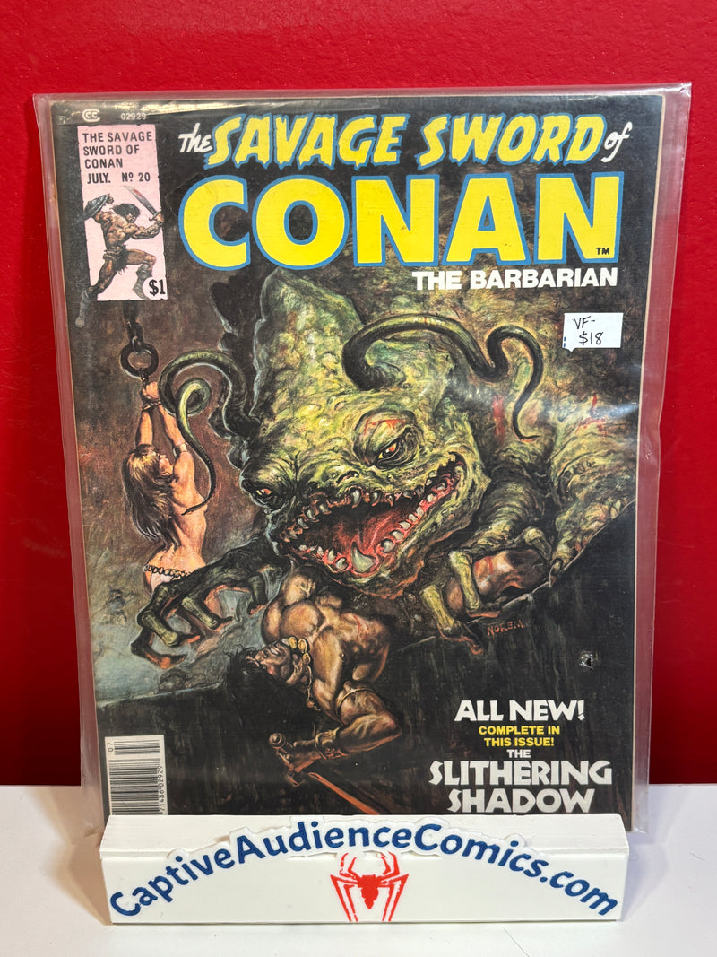 Savage Sword of Conan #20 - VF-