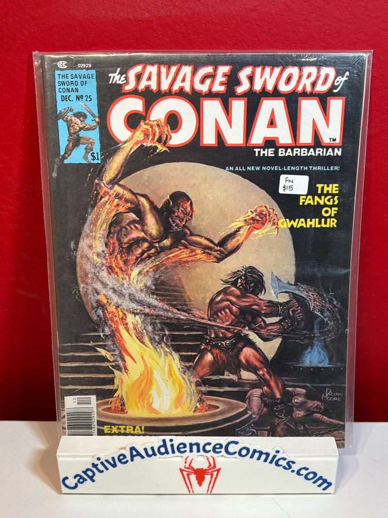 Savage Sword of Conan #25 - FN