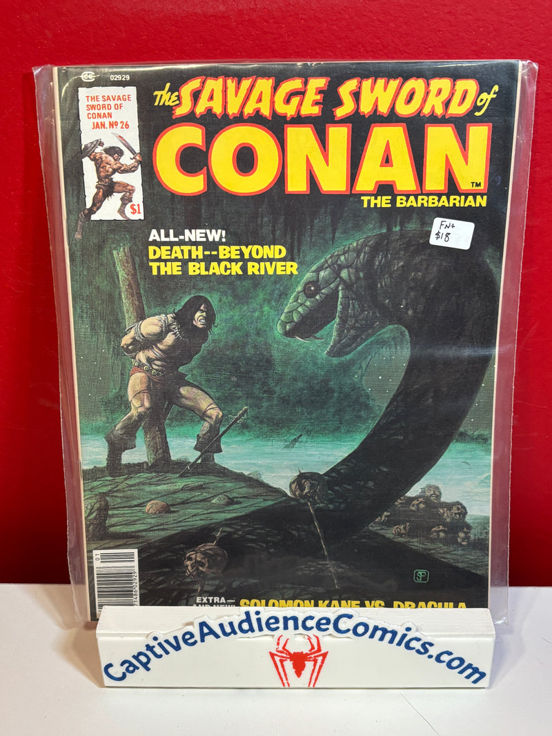 Savage Sword of Conan #26 - FN+